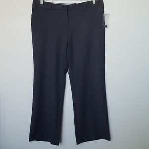 Metaphor Straight Leg Low Rise Fiona Navy Blue dress pants NWT size 12 short